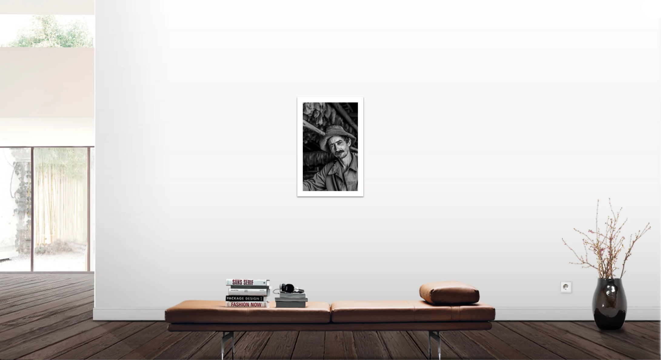 Fine Art Photography. Black & White Print. Tabaquero Portrait