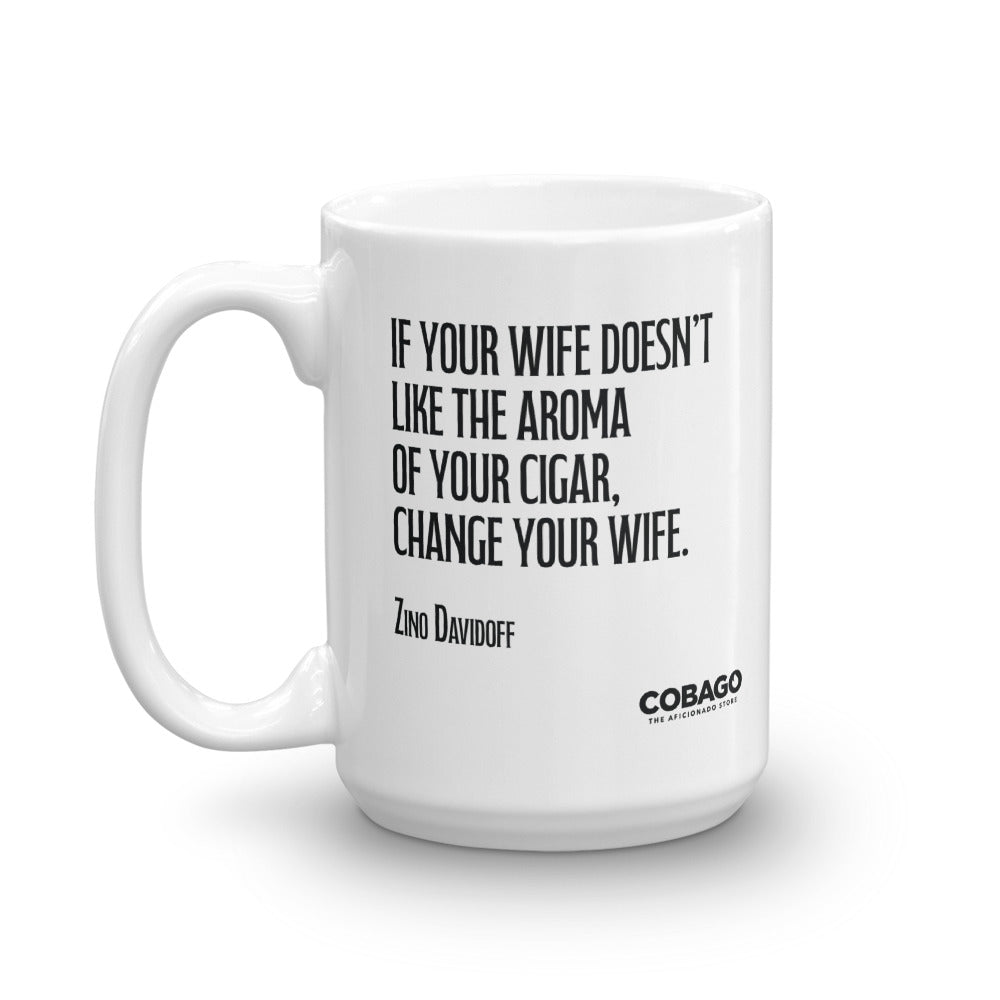 White Mug. Quote 7. Wife