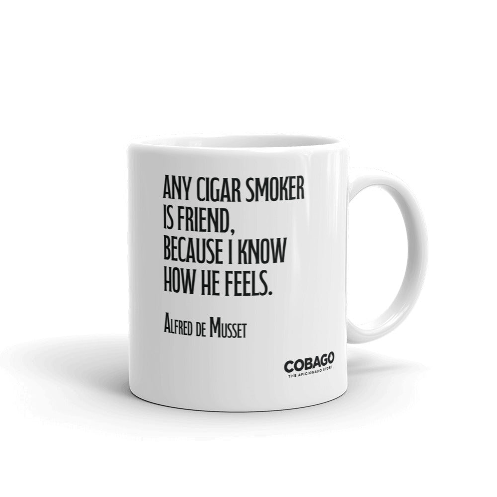 White Mug. Quote 2. Friend