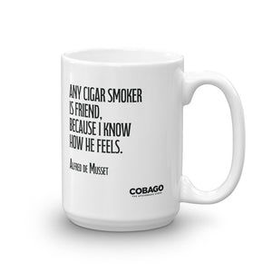 White Mug. Quote 2. Friend