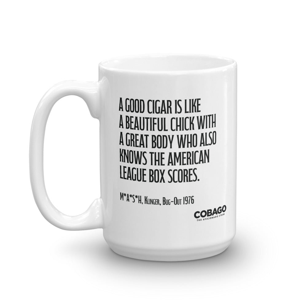 White Mug. Quote 1. Box Scores