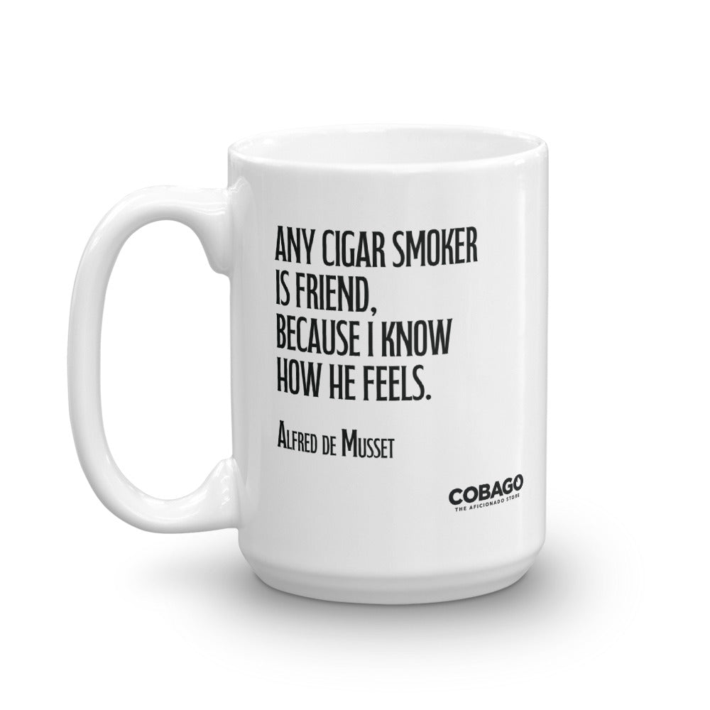 White Mug. Quote 2. Friend