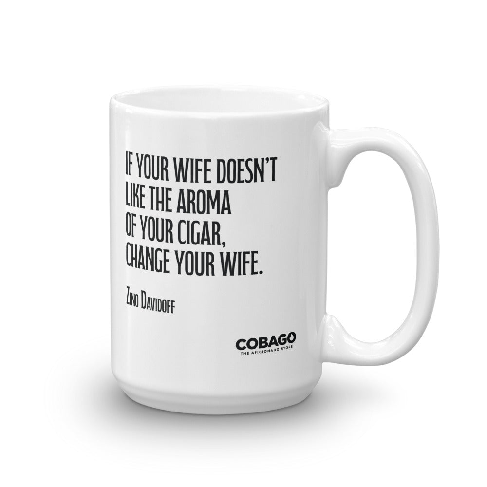 White Mug. Quote 7. Wife