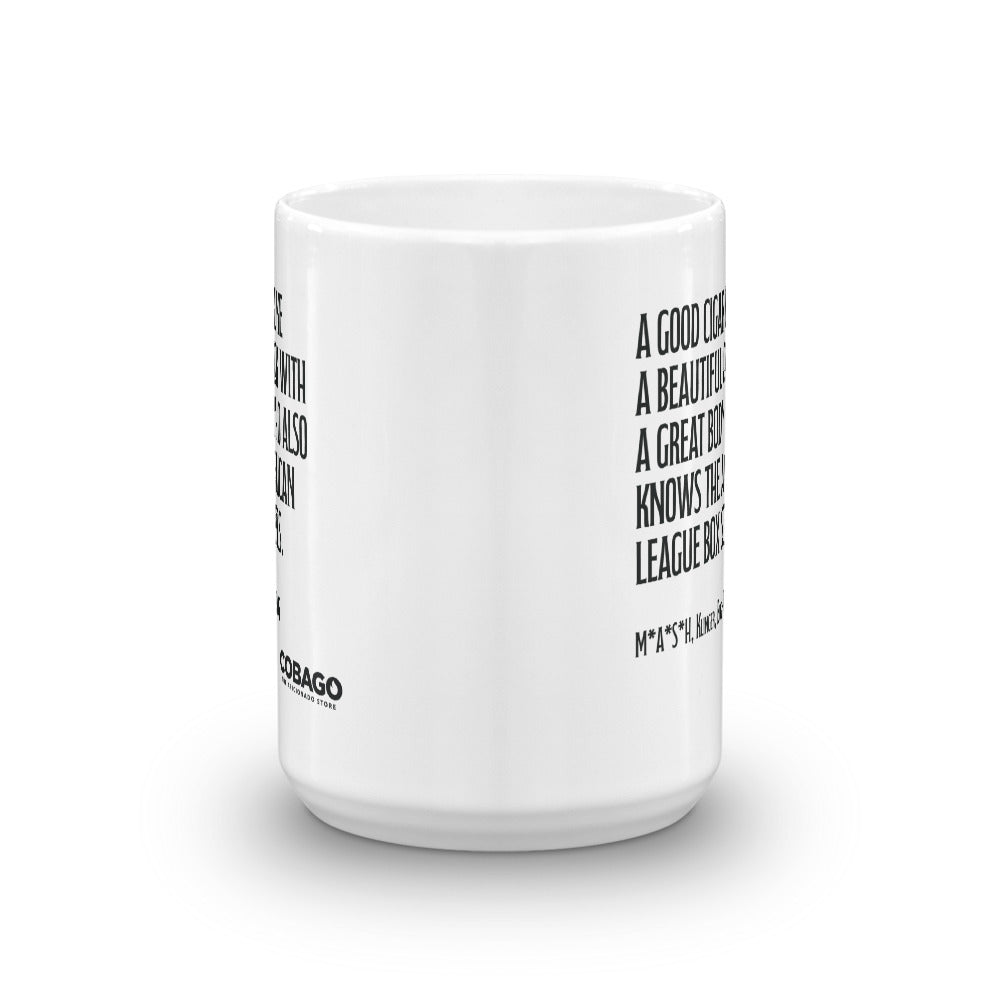 White Mug. Quote 1. Box Scores