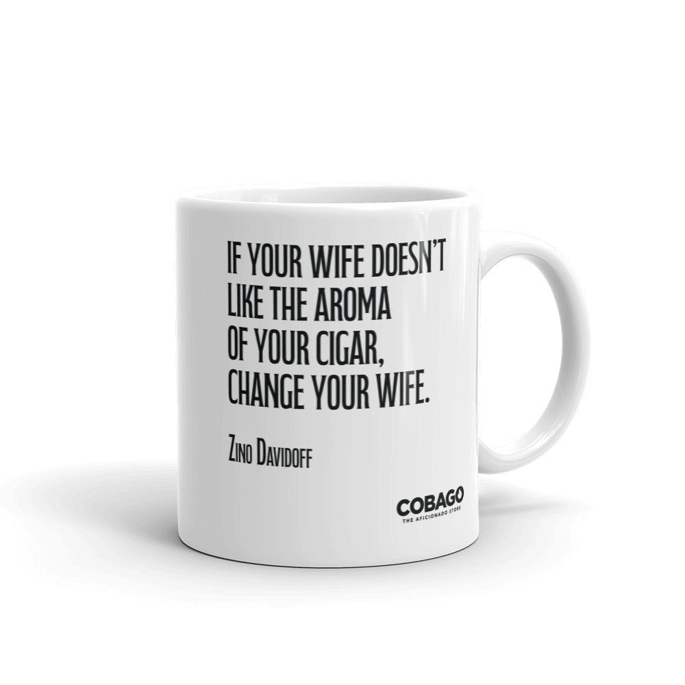 White Mug. Quote 7. Wife