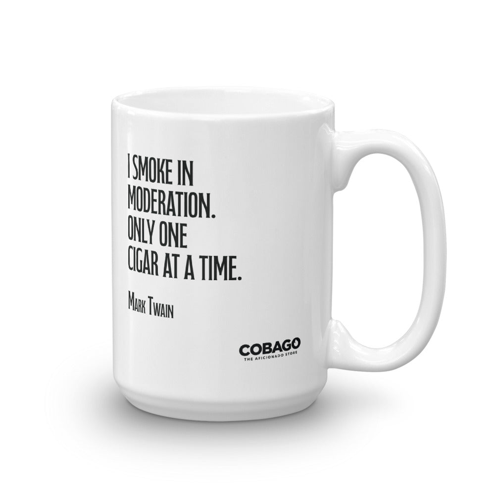 White Mug. Quote 4. Moderation