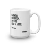 White Mug. Quote 4. Moderation