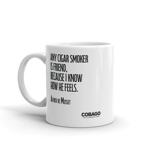 White Mug. Quote 2. Friend