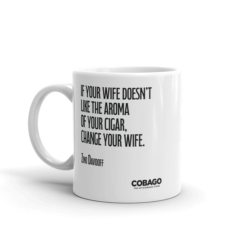 White Mug. Quote 7. Wife