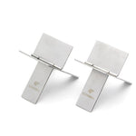 COHIBA Cigar Holder Excellent Silver Stainless Steel Foldable Cigar Stand Pocket Cigar Ashtray Holder