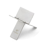 COHIBA Cigar Holder Excellent Silver Stainless Steel Foldable Cigar Stand Pocket Cigar Ashtray Holder