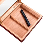 Portable Cigar Humidor Set with Humidifier and Hygrometer
